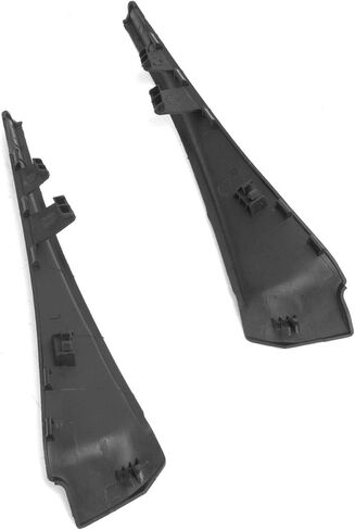Pair Drivers Passenger Left Right Side Cowl Extension Plastic Black for Nissan for Rogue 2014-2020,Fast delivery in Saudi Arabia