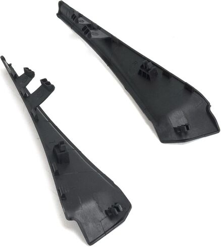 Pair Drivers Passenger Left Right Side Cowl Extension Plastic Black for Nissan for Rogue 2014-2020,Fast delivery in Saudi Arabia