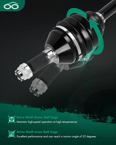 SCITOO CV Axle Shaft Assembly Rear Left Right For Can-Am Maverick X3 Max R 2017-2021 For Can-Am Maverick X3 Max RR 2020-2023 For Can-Am Maverick X3 2020-2023 705502362 2PCS in Saudi Arabia