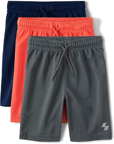 The Children's Place,Boys,Athletic Basketball Shorts,Camo/Solid 5-Pack,Medium in Saudi Arabia