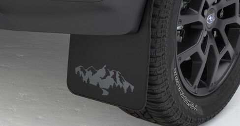 Subaru Crosstrek Wilderness Logo Mud Flaps Set of Four J101SFN600 OEM Genuine in Saudi Arabia