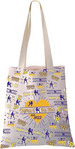 PXTIDY Sorority Gift Sigma Est 1922 Tote Bag Sisterhood Sorority Sister Gift in Saudi Arabia