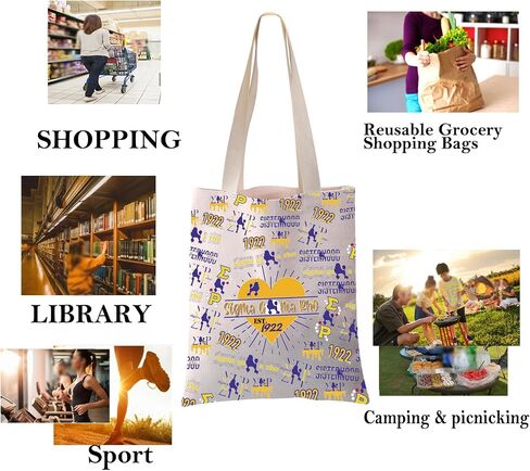 PXTIDY Sorority Gift Sigma Est 1922 Tote Bag Sisterhood Sorority Sister Gift in Saudi Arabia