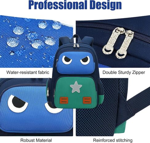 ArcEnCiel Mini Backpack for Kids，Toddler School Backpack for Boys Small Lightweight 15 inch Daycare Backpack in Kuwait