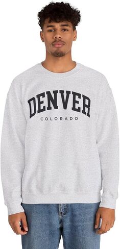Denver Colorado Adult Unisex Crewneck Sweatshirt in Saudi Arabia