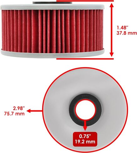 Caltric 3 Pack Oil Filter متوافق مع Yamaha 550 XJ550 650 XJ650 750 XJ750 Maxim 1980-1983 in Saudi Arabia