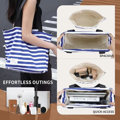 Beach Tote Bag with Matching Pouch, Large Sand Tote for Women, Lightweight Carryall Bag, Vacation Travel Bag in Saudi Arabia