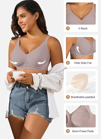 لا توجد حمالة صدرية للنساء للنساء تغطية كاملة مريحة Brassiere Wirefree Seamless Bralette Lift Bra كل يوم in Kuwait