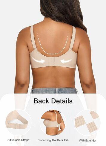لا توجد حمالة صدرية للنساء للنساء تغطية كاملة مريحة Brassiere Wirefree Seamless Bralette Lift Bra كل يوم in Kuwait
