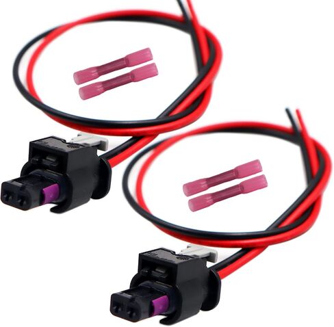 2pcs 2-Way License Plate Light Connector Compatible with Ram 1500 2500 3500 2019-2020 Harness Pigtail Plug Wiring in Saudi Arabia