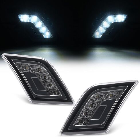 زوج Hecasa LED LED Side Marker Lights متوافقة مع 2008-2011 Mercedes-Benz C300 C350 C63 AMG 4 DOOR MODAN MODAN MODAN in Saudi Arabia