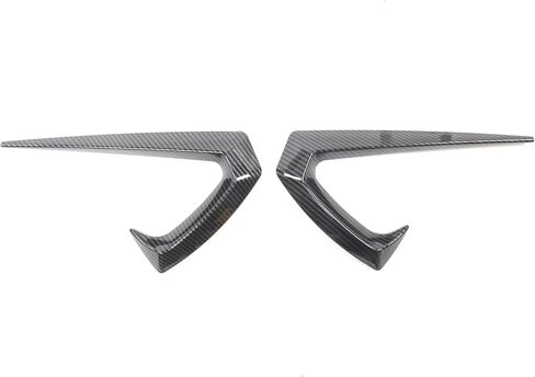 IKON MOTORSPORTS, Side Fender Vents Compatible With 2020-2023 Tesla Model Y, Gloss Black IKON Style ABS Plastic Driver Passenger Side Air Flow Camera Vent Cover Decor Trim 2PC, 2021 2022 in Saudi Arabia