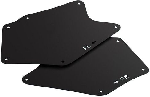 4pcs Wheel Liner Splash Shield Seal for Toyota for Sequoia 2007-2020 for Tundra 2007-2020 Flap Guards Rubber Front Black in Saudi Arabia