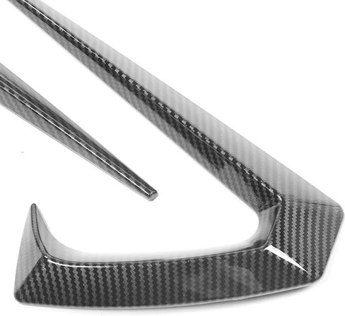 IKON MOTORSPORTS, Side Fender Vents Compatible With 2020-2023 Tesla Model Y, Gloss Black IKON Style ABS Plastic Driver Passenger Side Air Flow Camera Vent Cover Decor Trim 2PC, 2021 2022 in Saudi Arabia