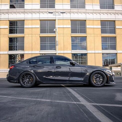 التنورة الجانبية متوافقة مع BMW G80 M3 G83 M4 2021-2025 (مظهر ألياف الكربون) in Kuwait