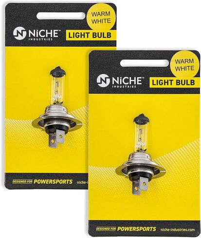 Niche H7LL Headlb Bulb Low Beam Set for 1999-2019 Suzuki Hayabusa GSXR600 GSXR1000 GSXR750 Yamaha YZF R1 R6 2 Pack in Saudi Arabia