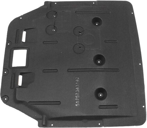 Priprilod Black Front Under Engine Guard Splash Shield Cover 51757343142 متوافق مع BMW X1 X2 2018-2022 in Saudi Arabia