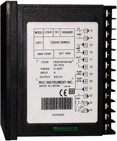 جهاز تحكم درجة حرارة LCTC PID مع مرحل SSR مع RS485 إخراج منظم PID الصناعي الذكي TC/RTD المدخلات RKC 96X96MM CD901 (SSR Relay OPT 2ALM) in Saudi Arabia