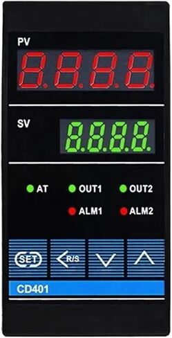 PID Temperature Controller SSR Relay Output RKC Industrial Intelligent Regulator TC/RTD Input 48x96mm CD401(SSR Relay Opt 2ALM) in Saudi Arabia