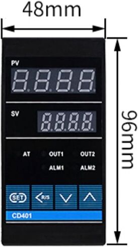 PID Temperature Controller SSR Relay Output RKC Industrial Intelligent Regulator TC/RTD Input 48x96mm CD401(SSR Relay Opt 2ALM) in Saudi Arabia