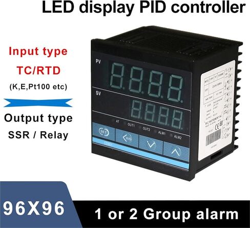 جهاز تحكم درجة حرارة LCTC PID مع مرحل SSR مع RS485 إخراج منظم PID الصناعي الذكي TC/RTD المدخلات RKC 96X96MM CD901 (SSR Relay OPT 2ALM) in Saudi Arabia