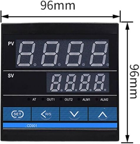 جهاز تحكم درجة حرارة LCTC PID مع مرحل SSR مع RS485 إخراج منظم PID الصناعي الذكي TC/RTD المدخلات RKC 96X96MM CD901 (SSR Relay OPT 2ALM) in Saudi Arabia