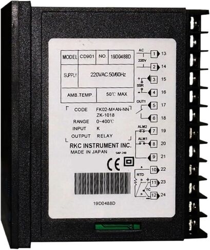 جهاز تحكم درجة حرارة LCTC PID مع مرحل SSR مع RS485 إخراج منظم PID الصناعي الذكي TC/RTD المدخلات RKC 96X96MM CD901 (SSR Relay OPT 2ALM) in Saudi Arabia