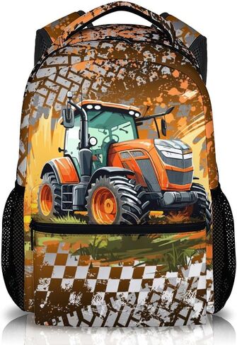 Kids Boys Backpack, Dirt Bike Backpack for Children, 17" Cool Bookbag for Preschool Elementary Kindergarten Vacation Travel, Durable School Supplies in Kuwait