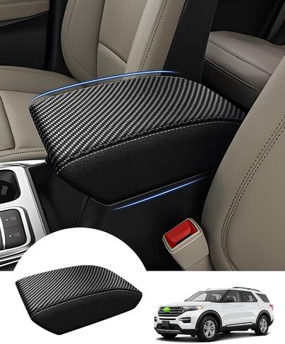 Autorder Center Console Cover for Subaru Crosstrek 2018-2023/Impreza 2017-2023 Accessories Armrest Cushion Cover Nappa Leather Middle Console Covers Crosstrek Impreza Console Cushion Pad Anti-Scratch in Saudi Arabia