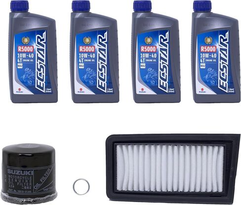 Edwards Oil Change Kit fits 2003-2018 Suzuki Burgman 650 Motorcycle with Air Filter in Saudi Arabia