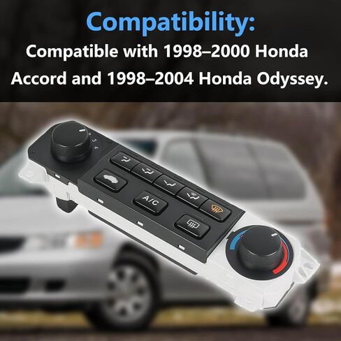 A/C Heater Climate Control Module 79600-S84-A01ZA ، متوافق مع 1998-2000 Honda Accord 1998-2004 Honda Odyssey ، AC Control Panel Reply# 599-268 ، 79600-S84-A01ZA ، 79600S84A01ZA in Saudi Arabia