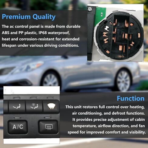 A/C Heater Climate Control Module 79600-S84-A01ZA ، متوافق مع 1998-2000 Honda Accord 1998-2004 Honda Odyssey ، AC Control Panel Reply# 599-268 ، 79600-S84-A01ZA ، 79600S84A01ZA in Saudi Arabia