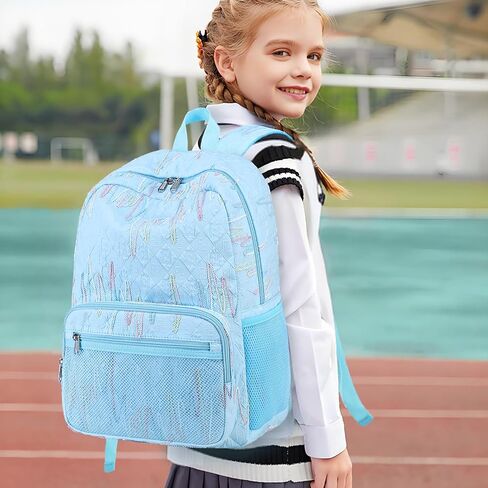 JIANYA School Backpack for Teen Girls, Lightweight Backpacks for School Kids Children's School Book Bag, Cherry Beige in Saudi Arabia
