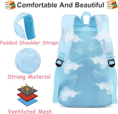 JIANYA School Backpack for Teen Girls, Lightweight Backpacks for School Kids Children's School Book Bag, Cherry Beige in Saudi Arabia