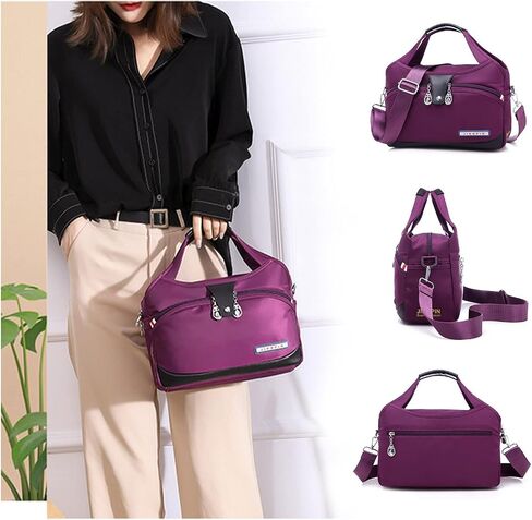 حقيبة Crossbody ، 2023 New Women مقاومة للماء المضادة للسرقة متعددة الجيبات من Oxford Crossbody Counter Lage Base. in Kuwait