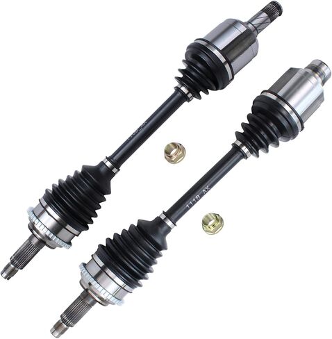 Detroit Axle - Front 2pc CV Axles for 06-12 Ford Fusion, 03-08 Mazda 6, 06-09 Mercury Milan, 2 CV Axle Shafts Assembly 2006 2007 2008 Replacement in Saudi Arabia