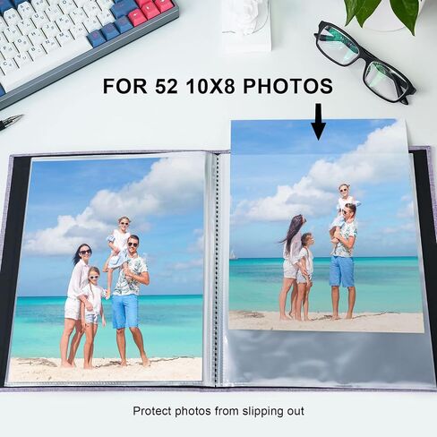 ألبوم صور صغير فينروز 5 × 7 صور ، 2 حزمة غلاف الكتان ، كتاب صور مصغرة ، 26 صفحة يحمل 52 صورة أو عمل فني أو بطاقات بريدية تخزين رمادي in Kuwait