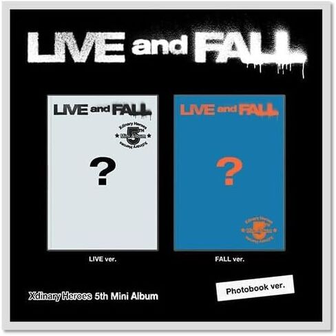 أبطال Xdinary Live and Fall 5th Mini Album Photobook 2 Ver Set (Live Ver + Fall Ver Set) in Saudi Arabia