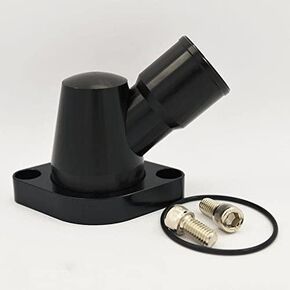 Billet Swivel Thermostat Housings Water NecK Chevy 45° 1.5'' Black in Kuwait