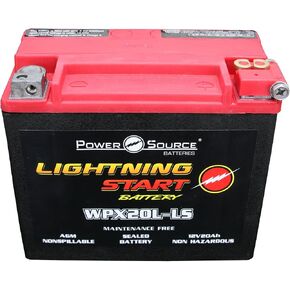 Power Source 01-352P WPX20L-LS Lightning Start Battery in Saudi Arabia