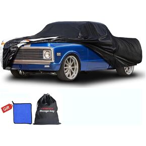 Dodge Ram 1500 Truck Cover Custom Fit 2009-2025 Crew Cab SB (5.75') with Door Zipper, 12 Layers Full Exterior Pickup Truck Cover Waterproof All Weather, for Wind Dust Sun and UV Protection. in Kuwait