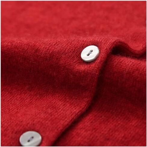Solid Open Front Knitted Cardigan Cashmere Sweater for Women in Kuwait