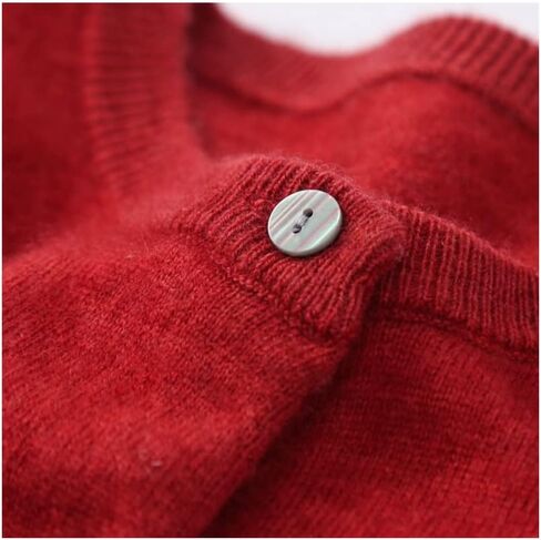 Solid Open Front Knitted Cardigan Cashmere Sweater for Women in Kuwait