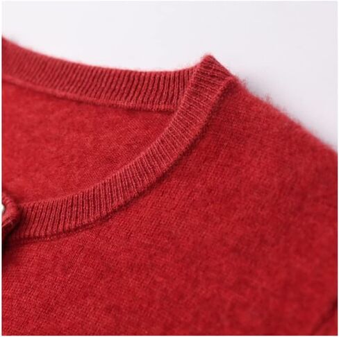 Solid Open Front Knitted Cardigan Cashmere Sweater for Women in Kuwait