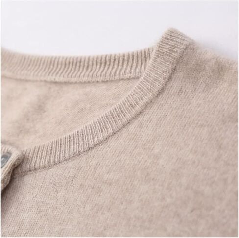 Solid Open Front Knitted Cardigan Cashmere Sweater for Women in Saudi Arabia