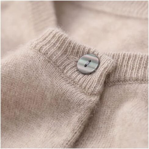 Solid Open Front Knitted Cardigan Cashmere Sweater for Women in Saudi Arabia