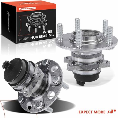 A-Premium 2 X Bear Wheel Wheel and Hub Assembly مع ABS & 5-Lug متوافق مع Kia Soul 2010 2011 2012 2013 in Saudi Arabia