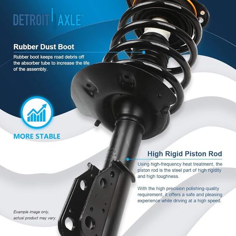 Detroit Axle - 4 Struts Shocks for 2000-2005 Buick LeSabre Bonneville DeVille 01-03 Olds Aurora Complete Front Struts with Coil Spring Replacement Rear Strut Assembly Conversion Kit in Saudi Arabia