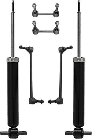 Detroit Axle - 8pc Struts Struts Strock Atcorbers Kit لعام 2013-2018 Ford Fusion ، الدعامات الأمامية مع امتصاص الصدمات الخلفية لفائف الربيع الخلفية الأمامية. in Saudi Arabia