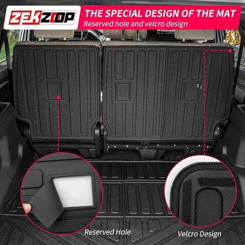 غطاء المقعد الخلفي متوافق مع 2025 Toyota 4runner Kick Mats TPE جميع واقي المقعد الخلفي للطقس للملحقات 4Runner (الحصير مسند الظهر) in Kuwait